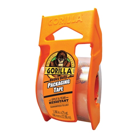 Gorilla Glue Gorilla 1.88 in. W X 25 yd L Heavy-Duty Packaging Tape with Dispenser 6034002